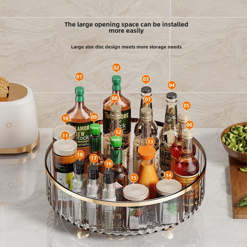 Rotating Seasoning Storage Rack 360 Degrees Kitchen Special Seasoning Storage Box Supplies