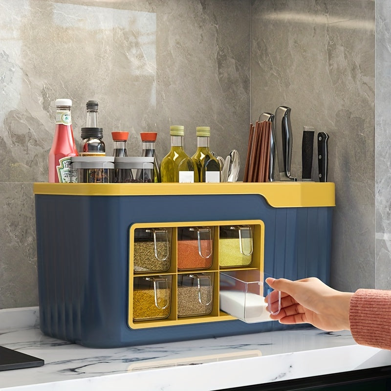 cooking tools 1 Set Seasoning Containers, Seasoning Containers, Seasoning Organizers, Salt Bowls, Seasoning Containers, Kitchen Seasoning Containers, Seasoning Storage Jars, Kitchen Accessories for Commercial Restaurants and Kitchen