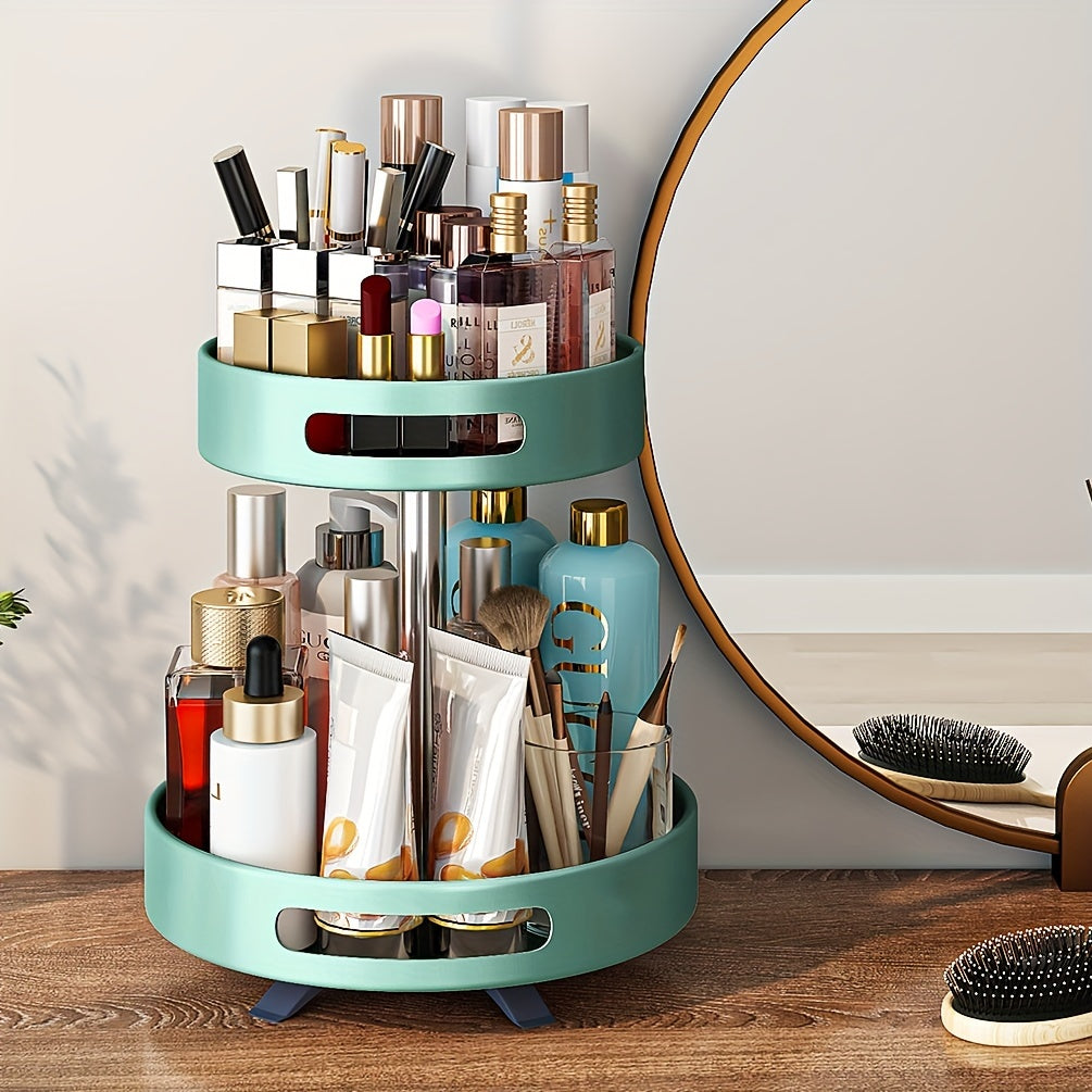 Rotating Seasoning Storage Rack, Kitchen Seasoning Shelf, Double-layer Household Countertop Corner Seasoning Storage Rack