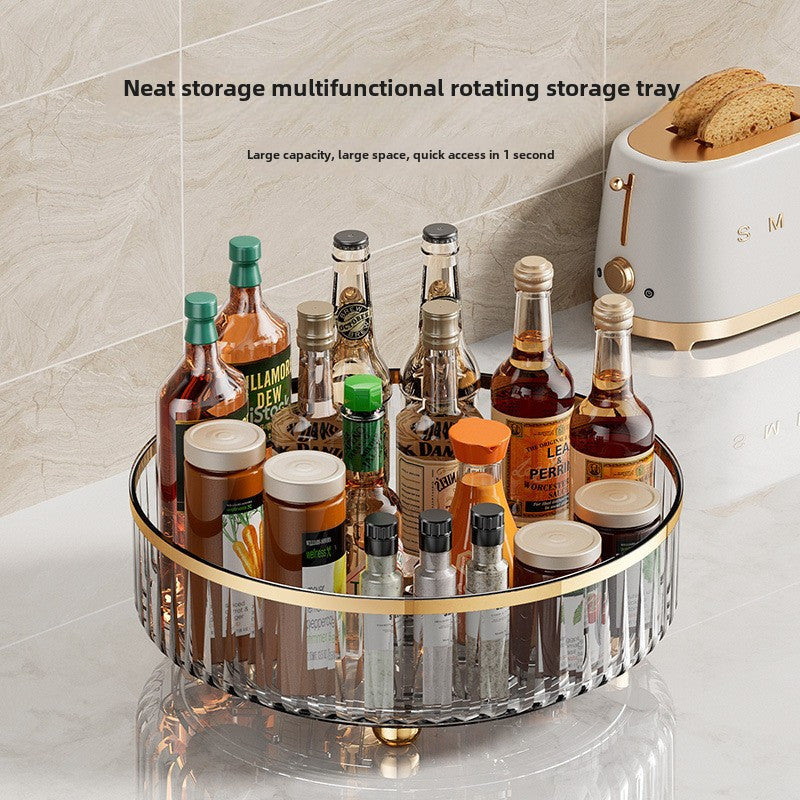 Rotating Seasoning Storage Rack 360 Degrees Kitchen Special Seasoning Storage Box Supplies