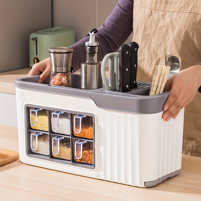 cooking tools 1 Set Seasoning Containers, Seasoning Containers, Seasoning Organizers, Salt Bowls, Seasoning Containers, Kitchen Seasoning Containers, Seasoning Storage Jars, Kitchen Accessories for Commercial Restaurants and Kitchen