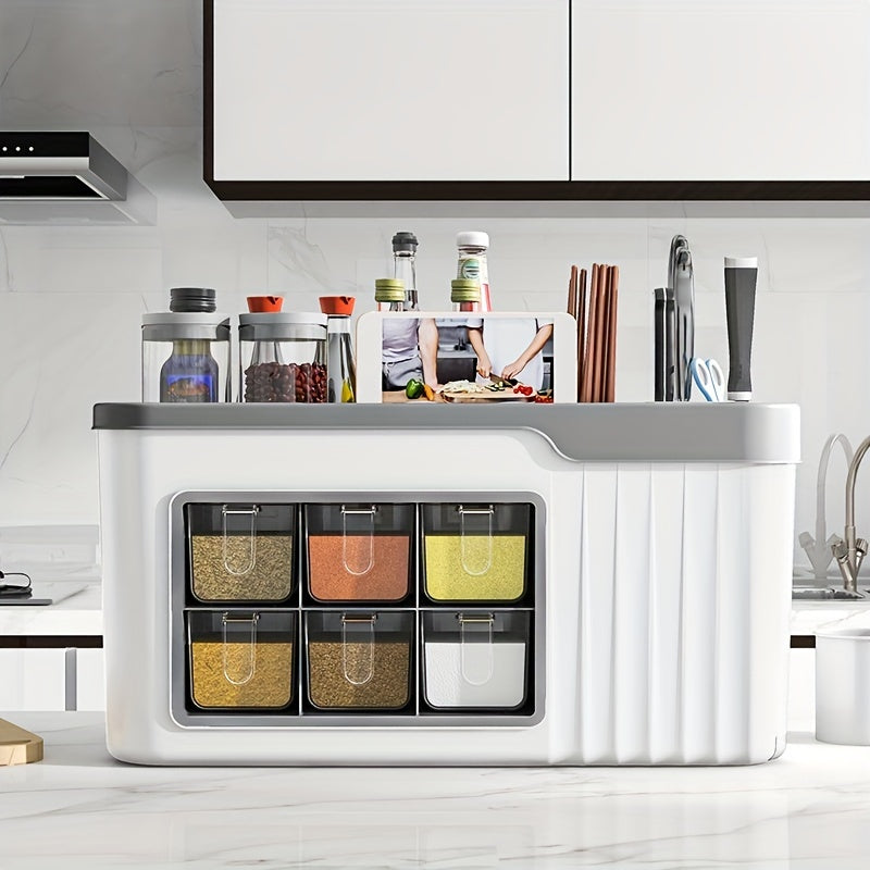 cooking tools 1 Set Seasoning Containers, Seasoning Containers, Seasoning Organizers, Salt Bowls, Seasoning Containers, Kitchen Seasoning Containers, Seasoning Storage Jars, Kitchen Accessories for Commercial Restaurants and Kitchen